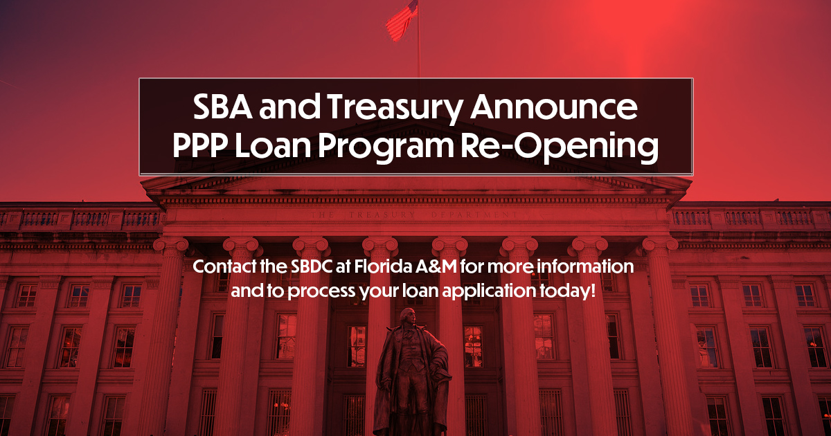 SBA and Treasury Announce PPP Re-Opening